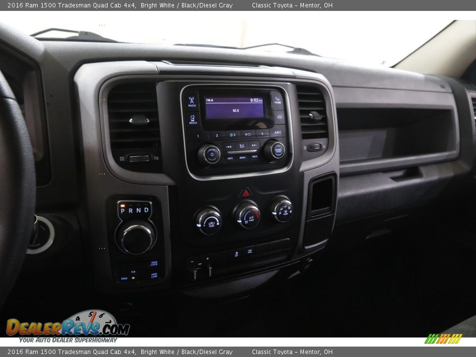 Controls of 2016 Ram 1500 Tradesman Quad Cab 4x4 Photo #9