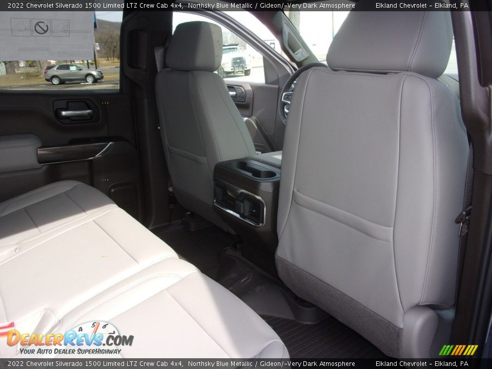 2022 Chevrolet Silverado 1500 Limited LTZ Crew Cab 4x4 Northsky Blue Metallic / Gideon/­Very Dark Atmosphere Photo #27