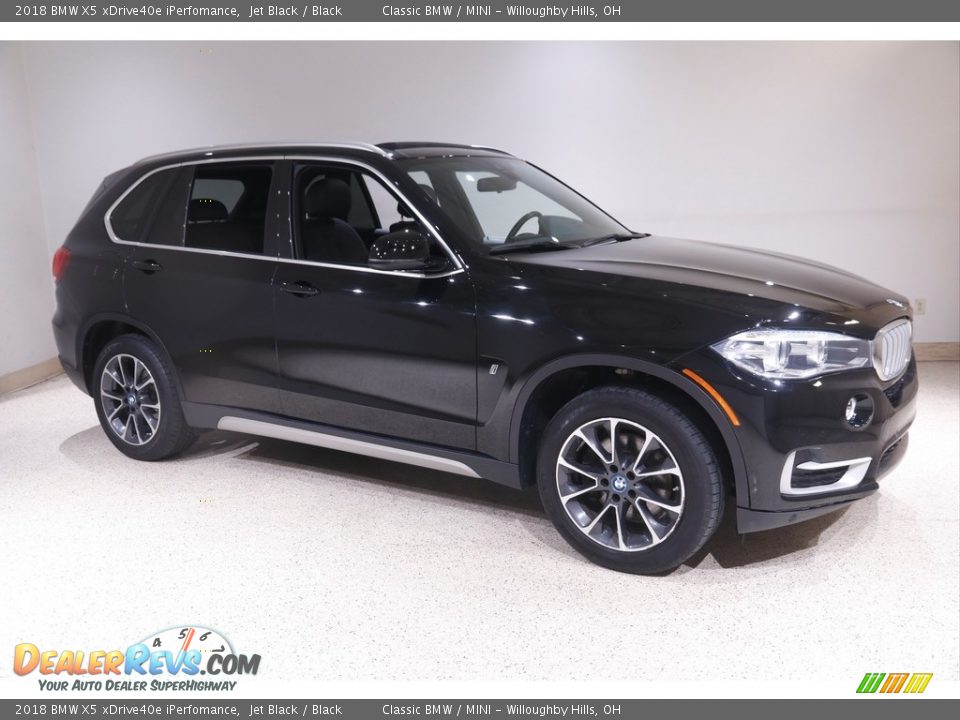 2018 BMW X5 xDrive40e iPerfomance Jet Black / Black Photo #1