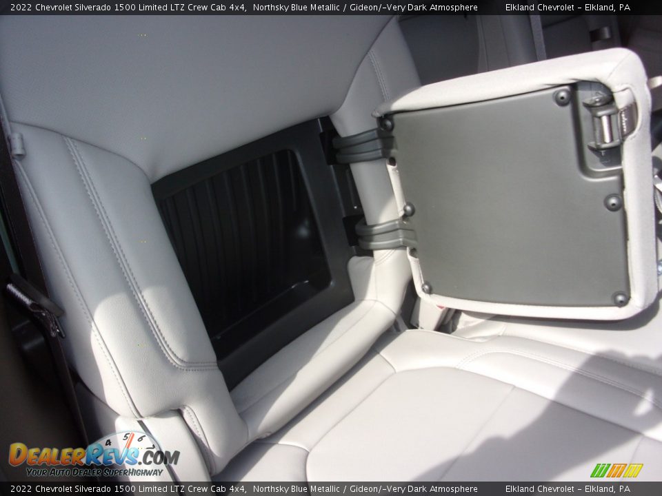 2022 Chevrolet Silverado 1500 Limited LTZ Crew Cab 4x4 Northsky Blue Metallic / Gideon/­Very Dark Atmosphere Photo #29