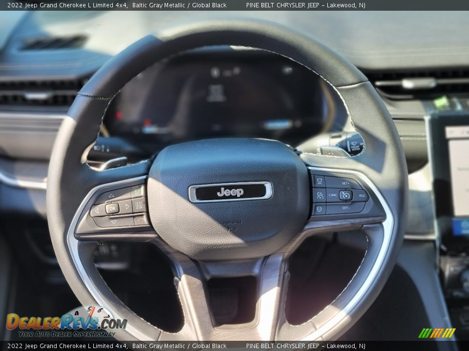2022 Jeep Grand Cherokee L Limited 4x4 Baltic Gray Metallic / Global Black Photo #9