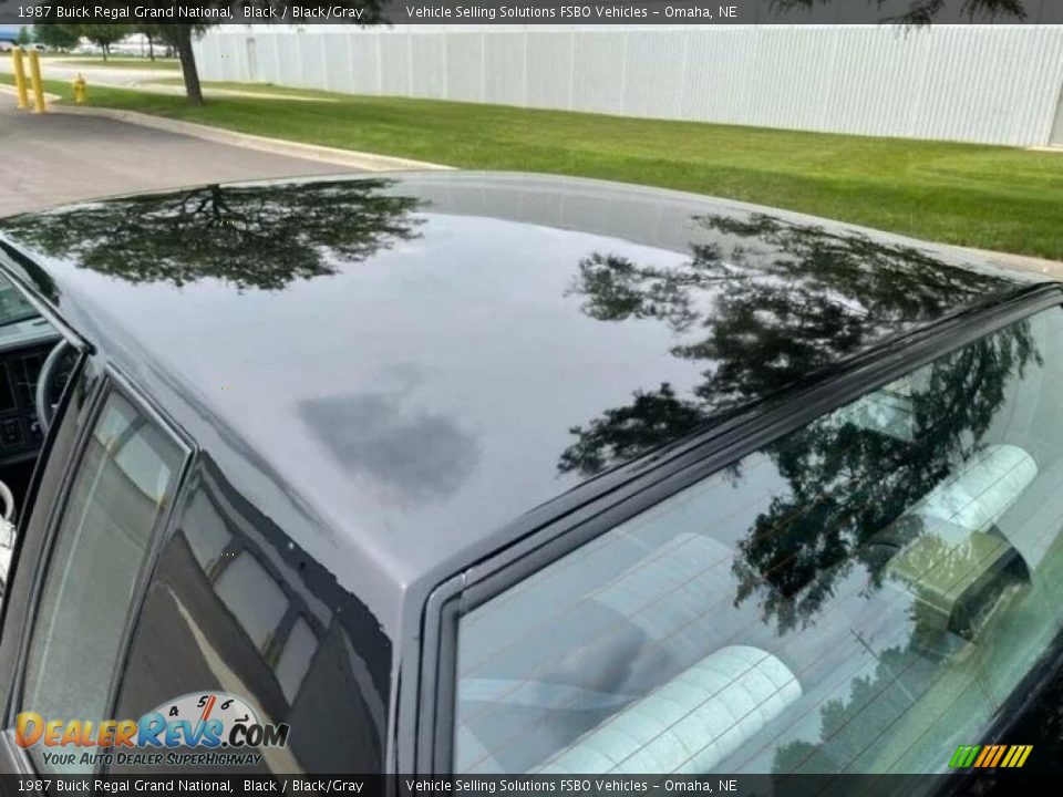 1987 Buick Regal Grand National Black / Black/Gray Photo #3