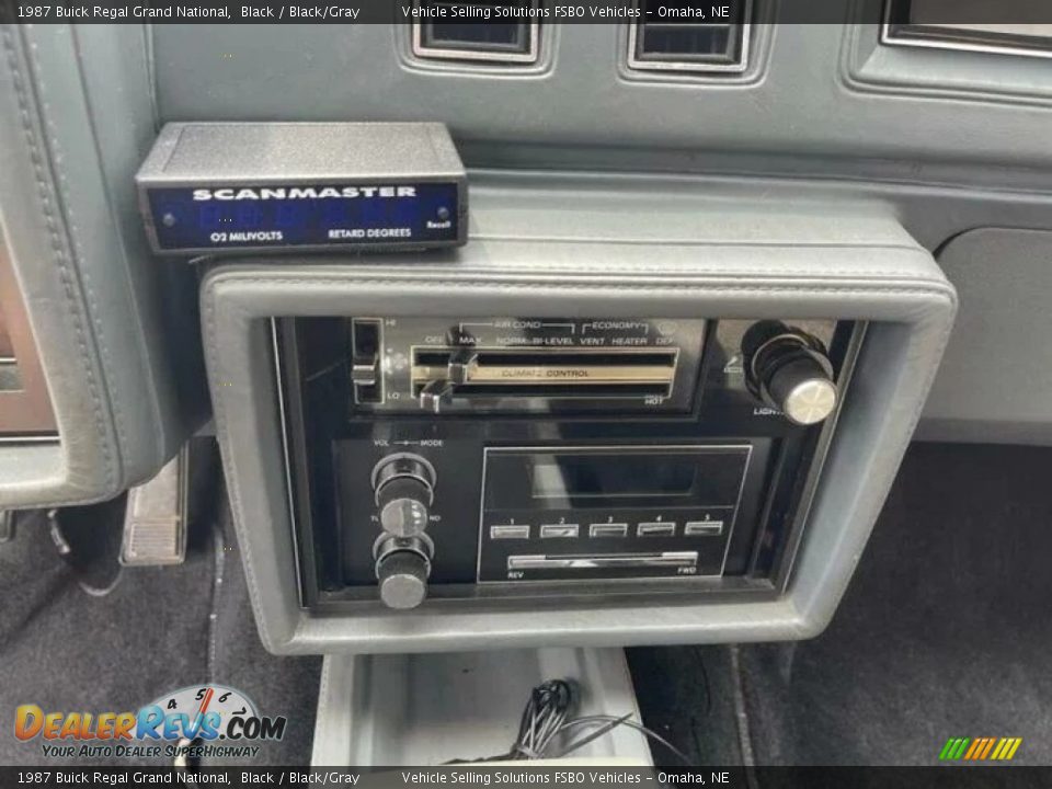 Audio System of 1987 Buick Regal Grand National Photo #7