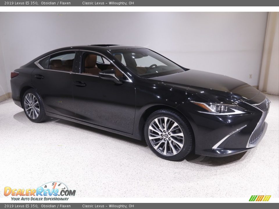 2019 Lexus ES 350 Obsidian / Flaxen Photo #1