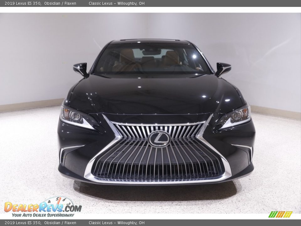 2019 Lexus ES 350 Obsidian / Flaxen Photo #2