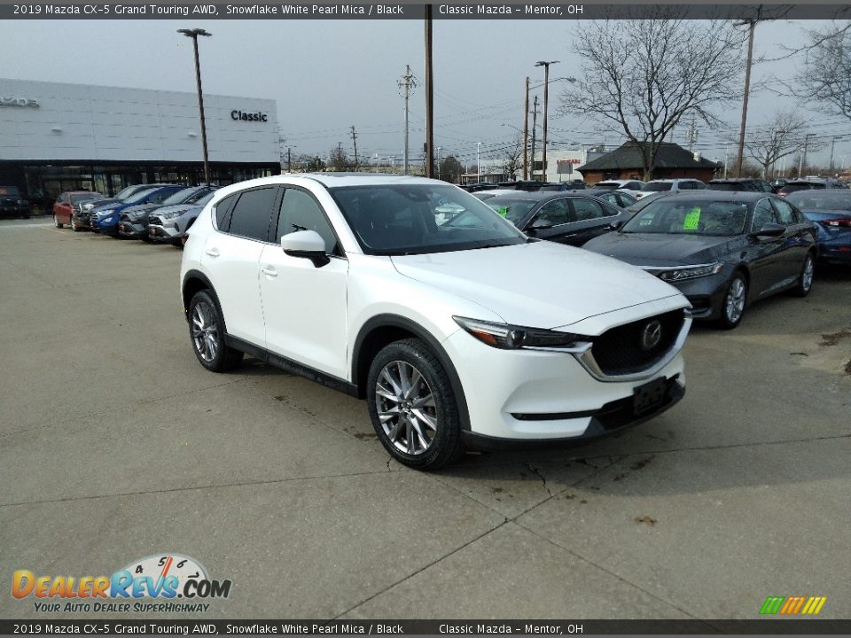 2019 Mazda CX-5 Grand Touring AWD Snowflake White Pearl Mica / Black Photo #1