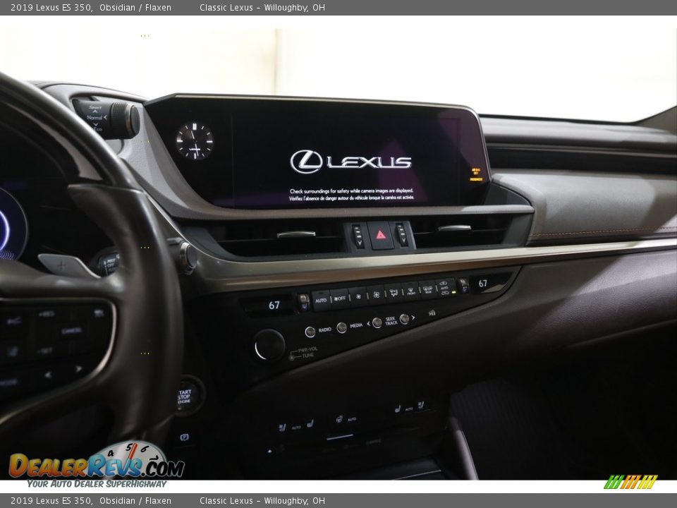 2019 Lexus ES 350 Obsidian / Flaxen Photo #9