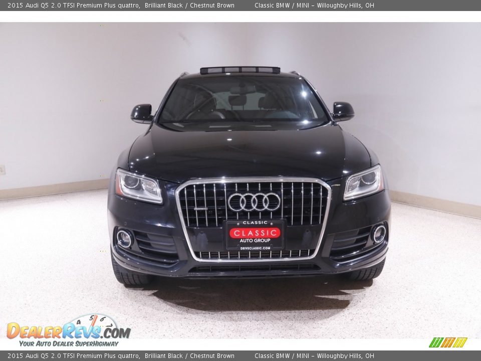 2015 Audi Q5 2.0 TFSI Premium Plus quattro Brilliant Black / Chestnut Brown Photo #2