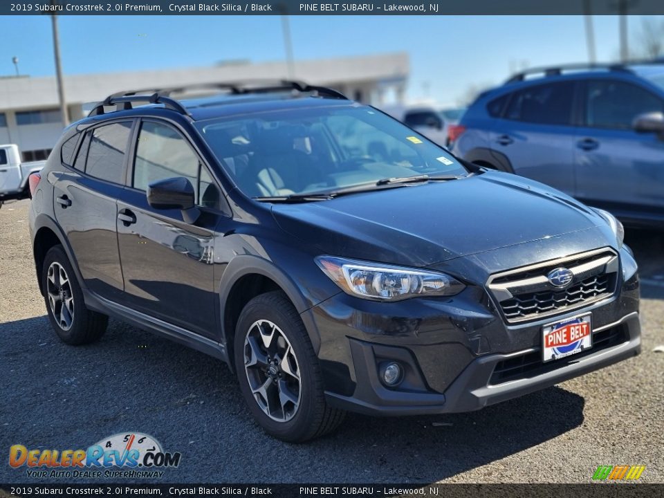 2019 Subaru Crosstrek 2.0i Premium Crystal Black Silica / Black Photo #2