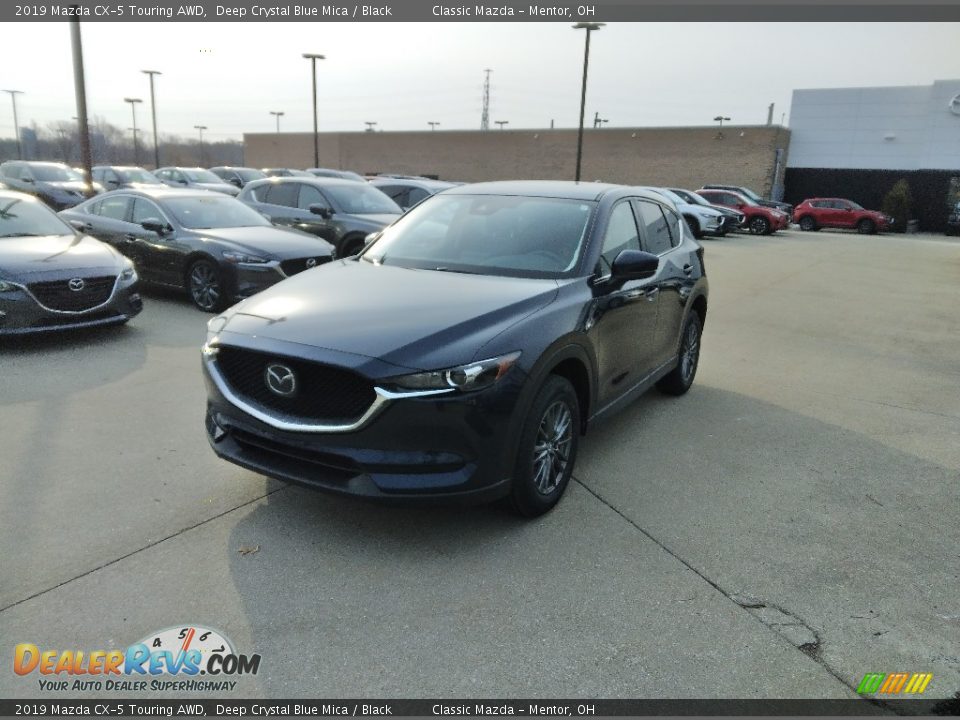 2019 Mazda CX-5 Touring AWD Deep Crystal Blue Mica / Black Photo #1