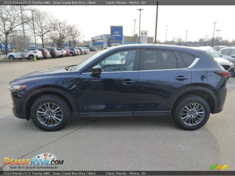 2019 Mazda CX-5 Touring AWD Deep Crystal Blue Mica / Black Photo #2