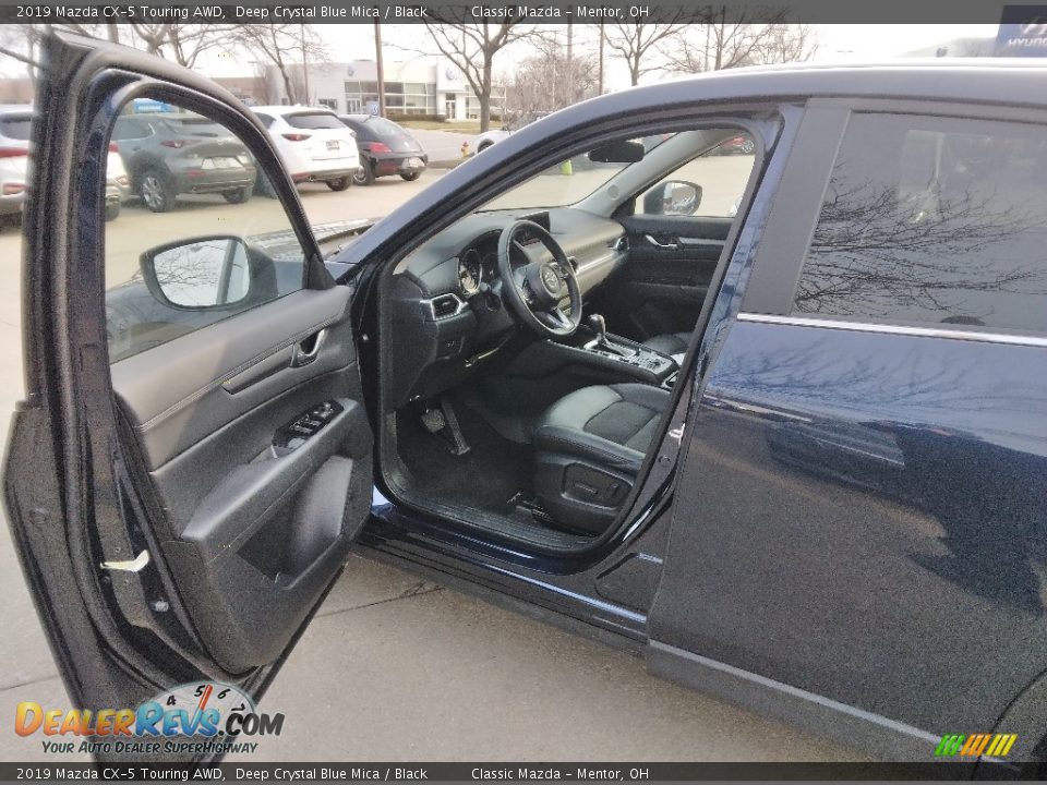 2019 Mazda CX-5 Touring AWD Deep Crystal Blue Mica / Black Photo #3