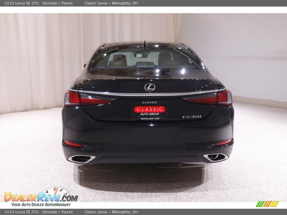 2019 Lexus ES 350 Obsidian / Flaxen Photo #21