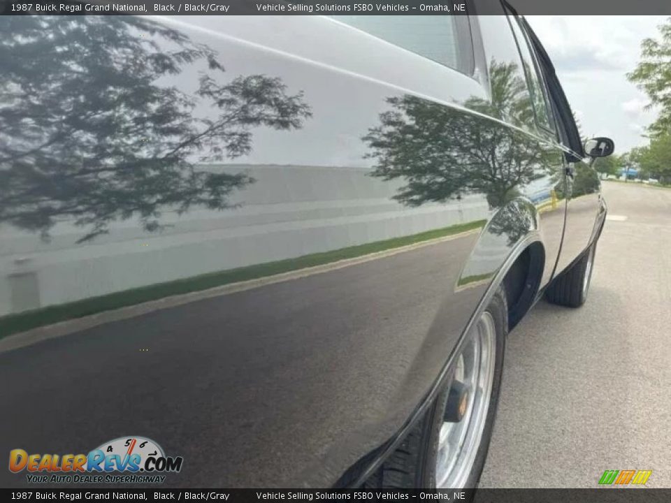 1987 Buick Regal Grand National Black / Black/Gray Photo #31