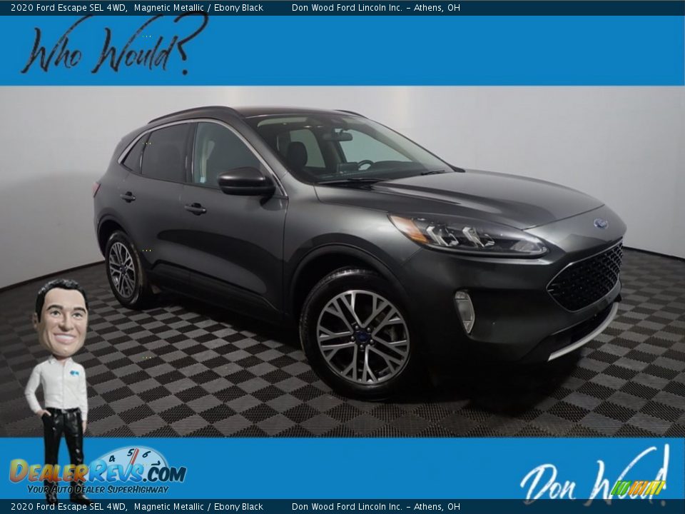 2020 Ford Escape SEL 4WD Magnetic Metallic / Ebony Black Photo #1