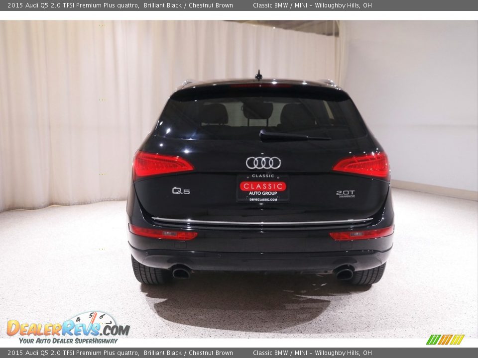 2015 Audi Q5 2.0 TFSI Premium Plus quattro Brilliant Black / Chestnut Brown Photo #18