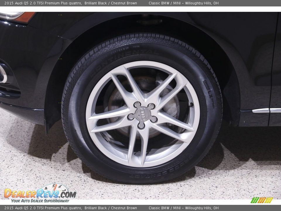2015 Audi Q5 2.0 TFSI Premium Plus quattro Brilliant Black / Chestnut Brown Photo #20