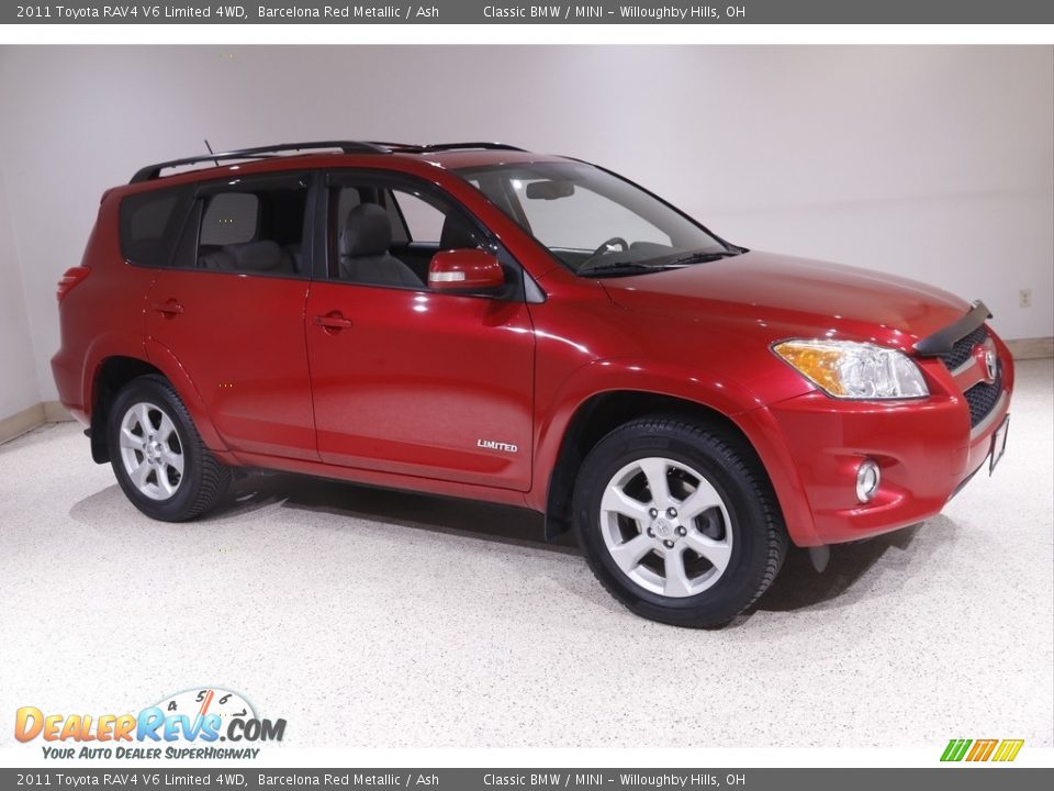 2011 Toyota RAV4 V6 Limited 4WD Barcelona Red Metallic / Ash Photo #1