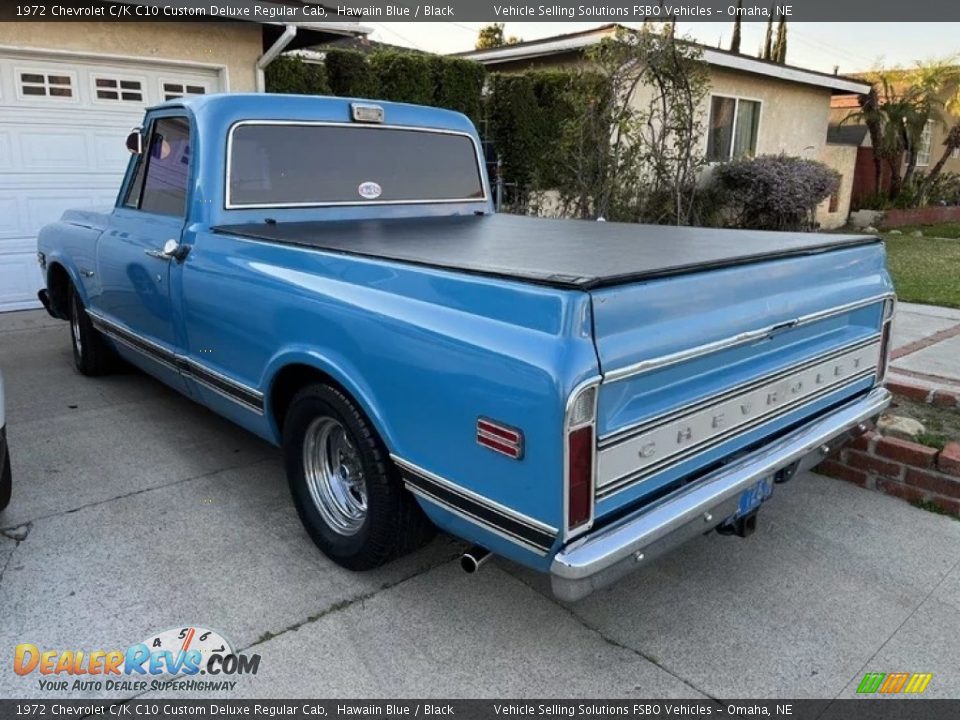 Hawaiin Blue 1972 Chevrolet C/K C10 Custom Deluxe Regular Cab Photo #7