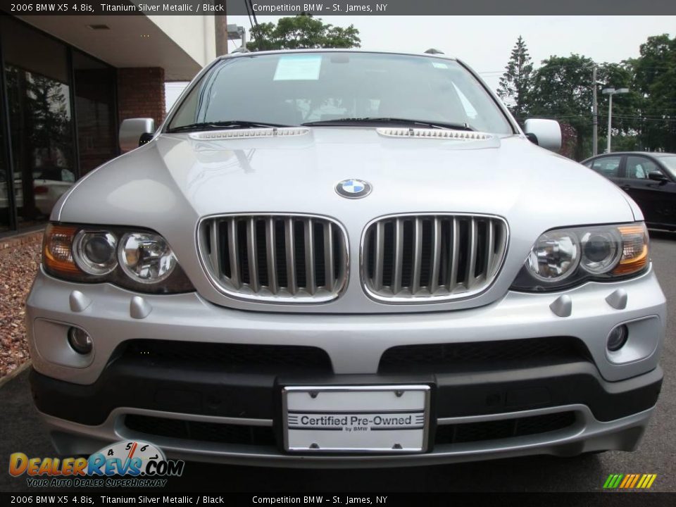 2006 BMW X5 4.8is Titanium Silver Metallic / Black Photo #2