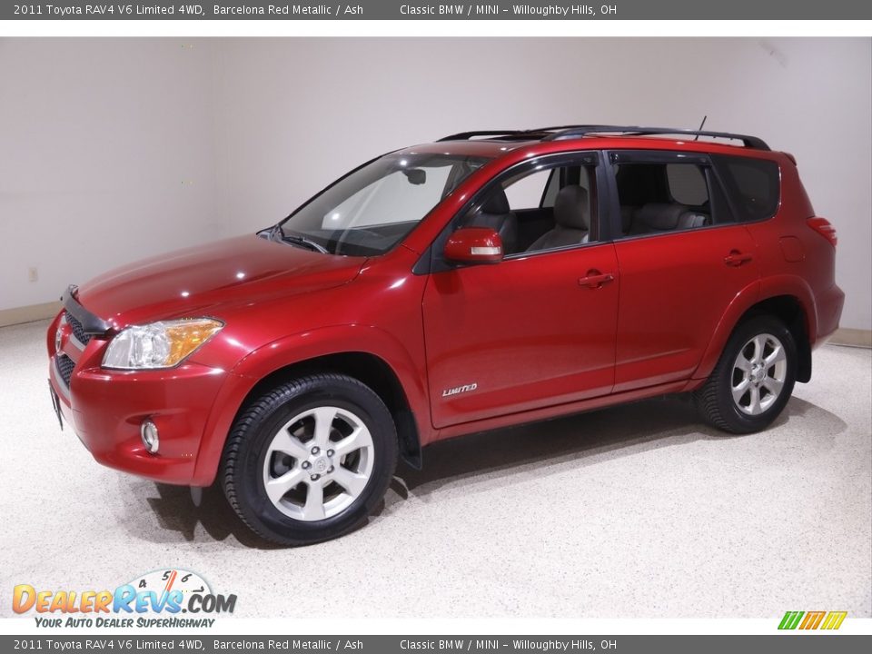 2011 Toyota RAV4 V6 Limited 4WD Barcelona Red Metallic / Ash Photo #3