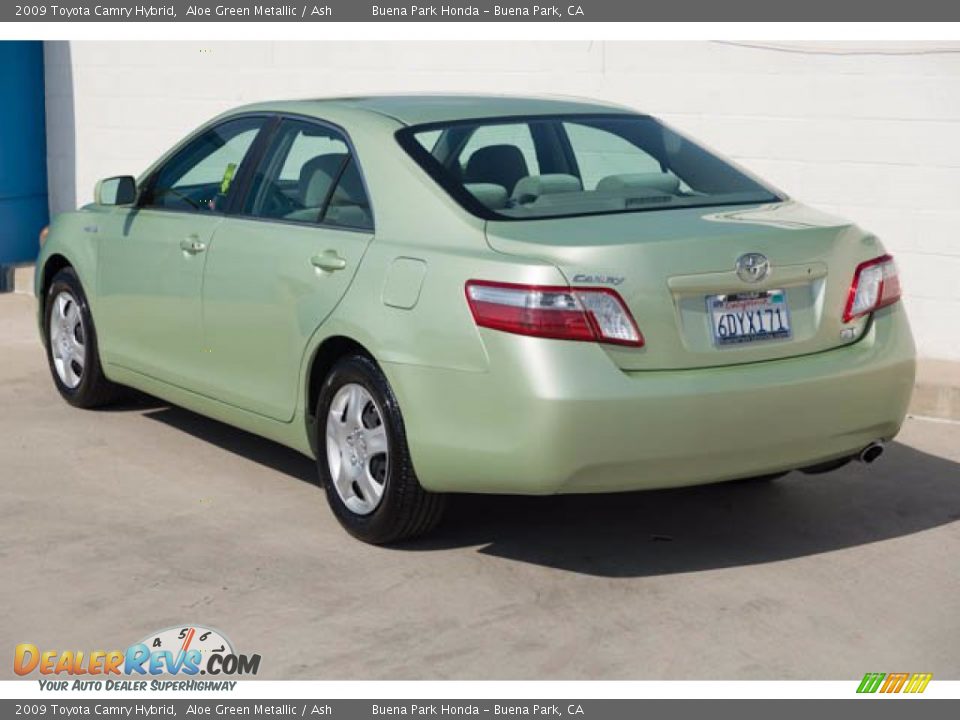 2009 Toyota Camry Hybrid Aloe Green Metallic / Ash Photo #2