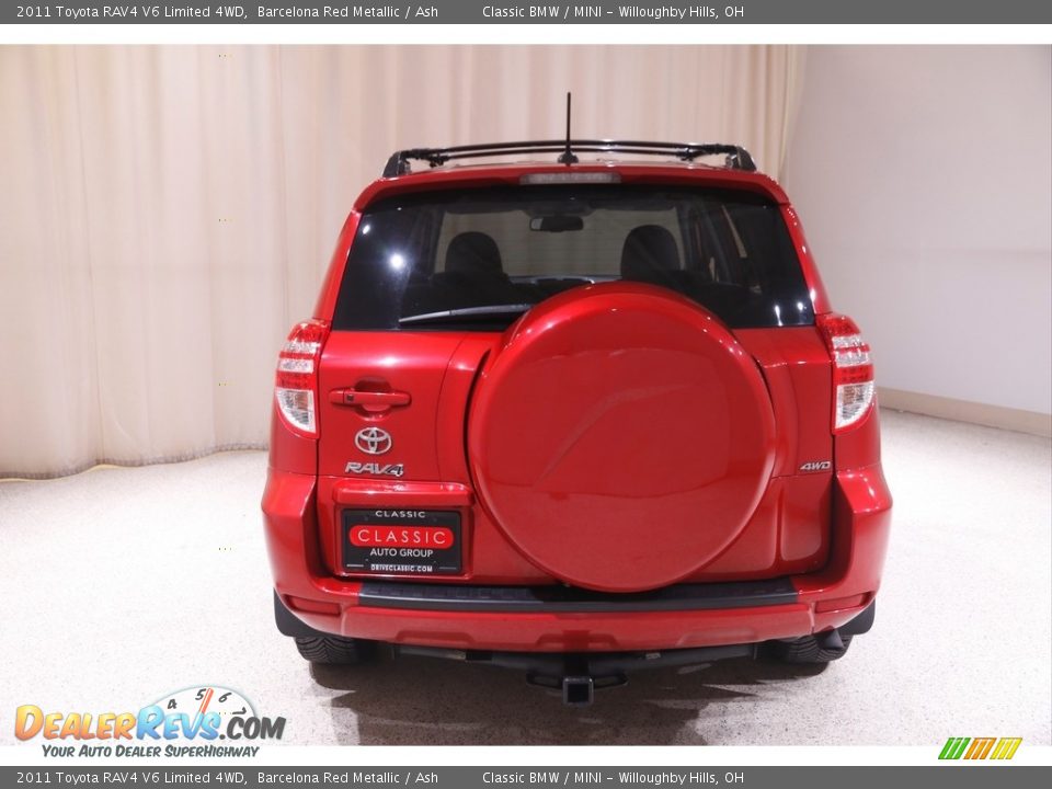 2011 Toyota RAV4 V6 Limited 4WD Barcelona Red Metallic / Ash Photo #15