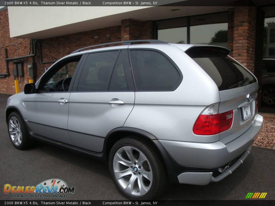 2006 BMW X5 4.8is Titanium Silver Metallic / Black Photo #4