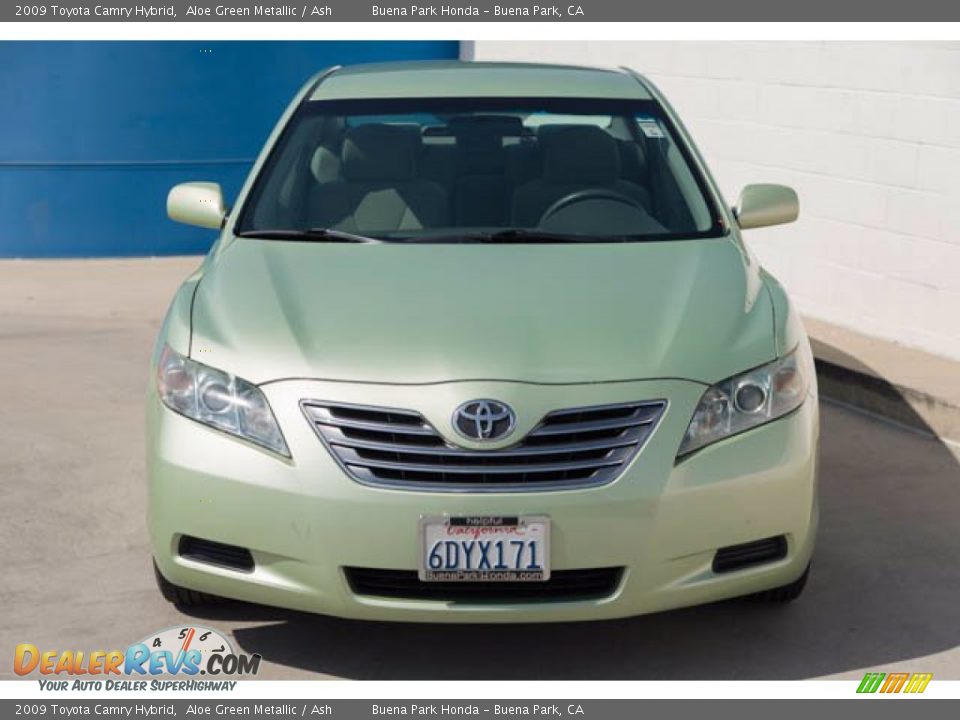 2009 Toyota Camry Hybrid Aloe Green Metallic / Ash Photo #7