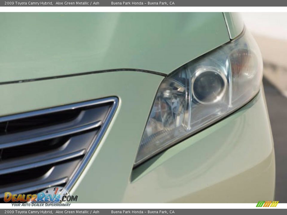 2009 Toyota Camry Hybrid Aloe Green Metallic / Ash Photo #9