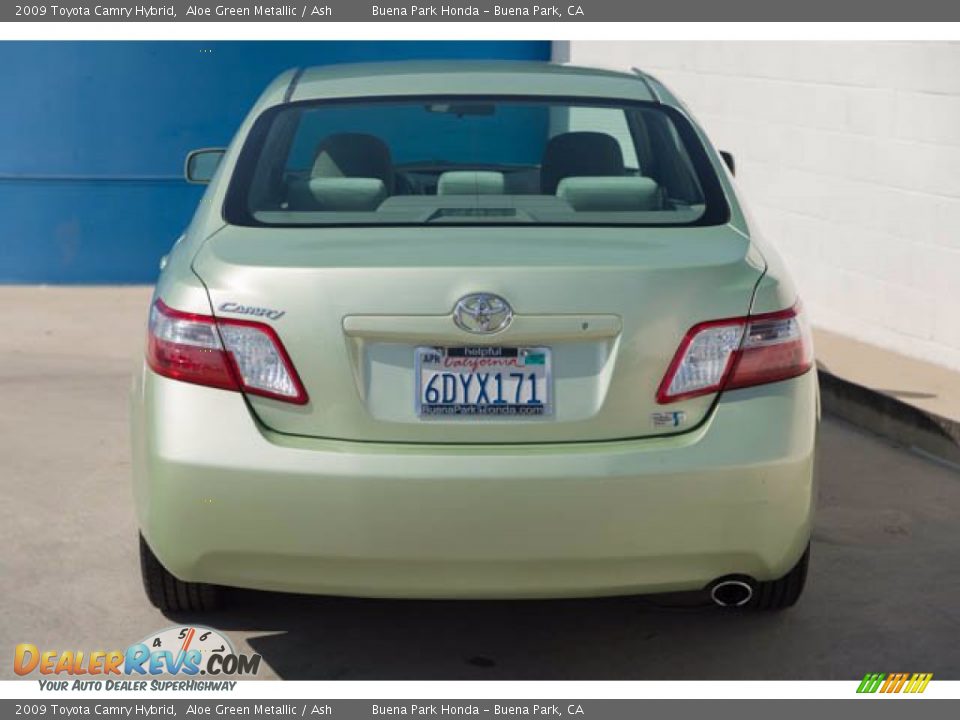 2009 Toyota Camry Hybrid Aloe Green Metallic / Ash Photo #11