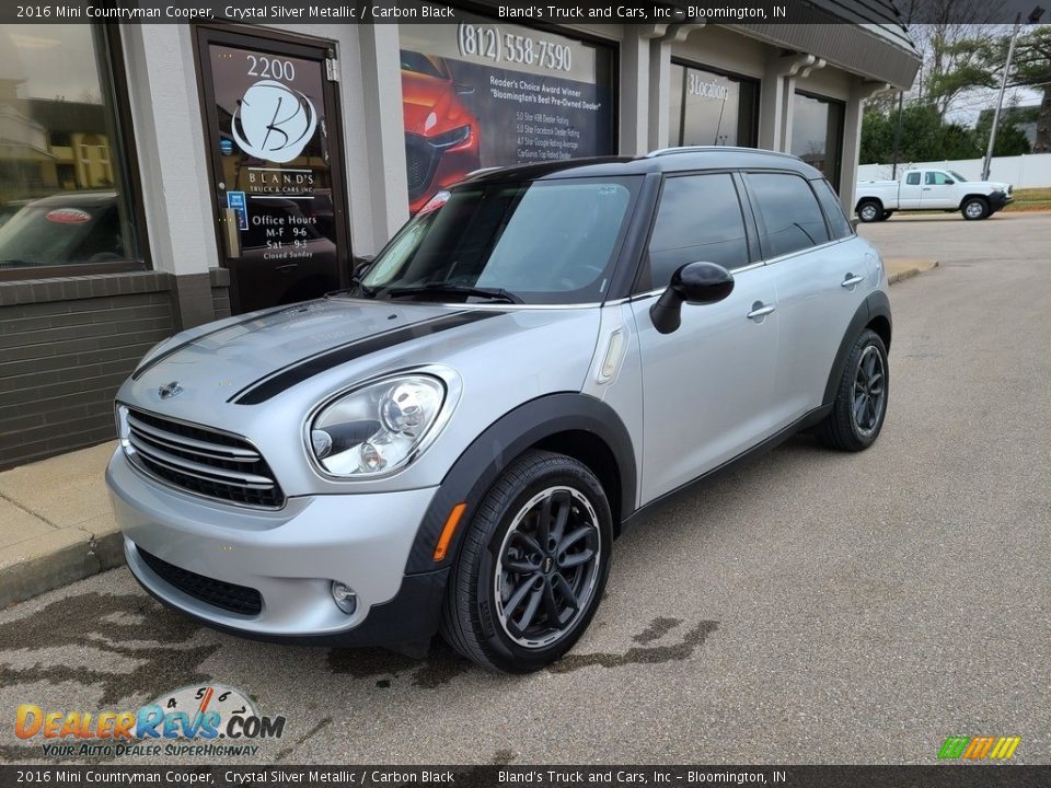 2016 Mini Countryman Cooper Crystal Silver Metallic / Carbon Black Photo #2