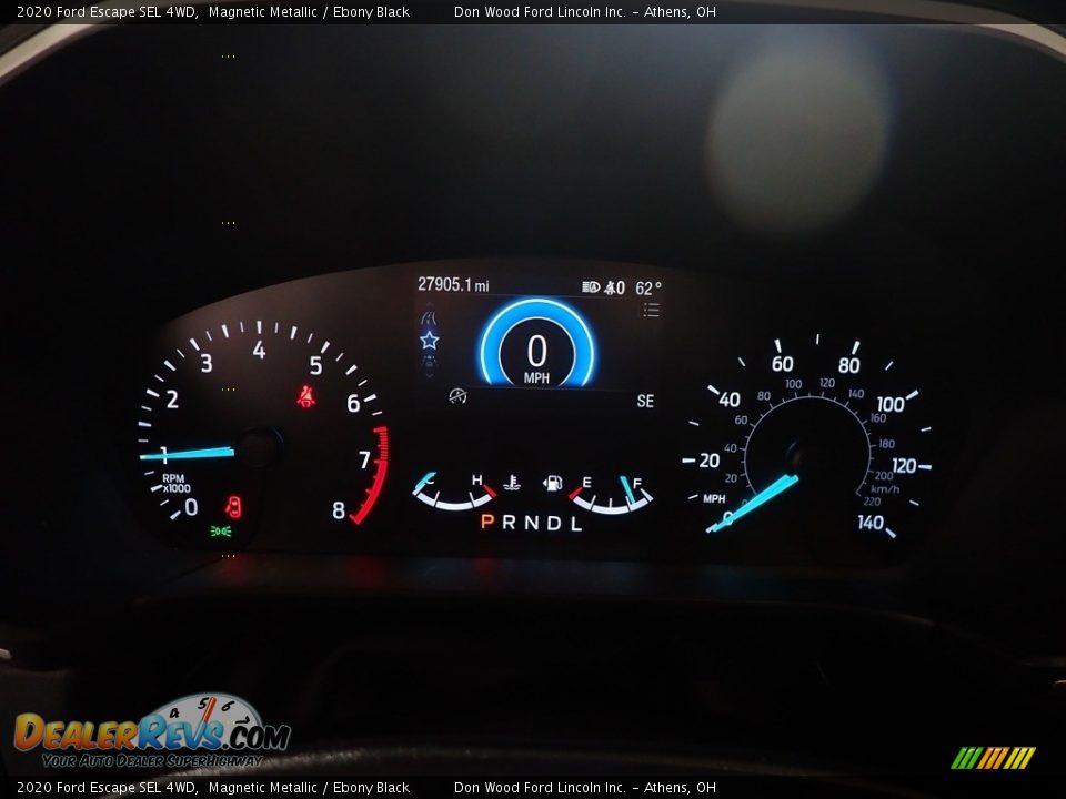 2020 Ford Escape SEL 4WD Magnetic Metallic / Ebony Black Photo #30
