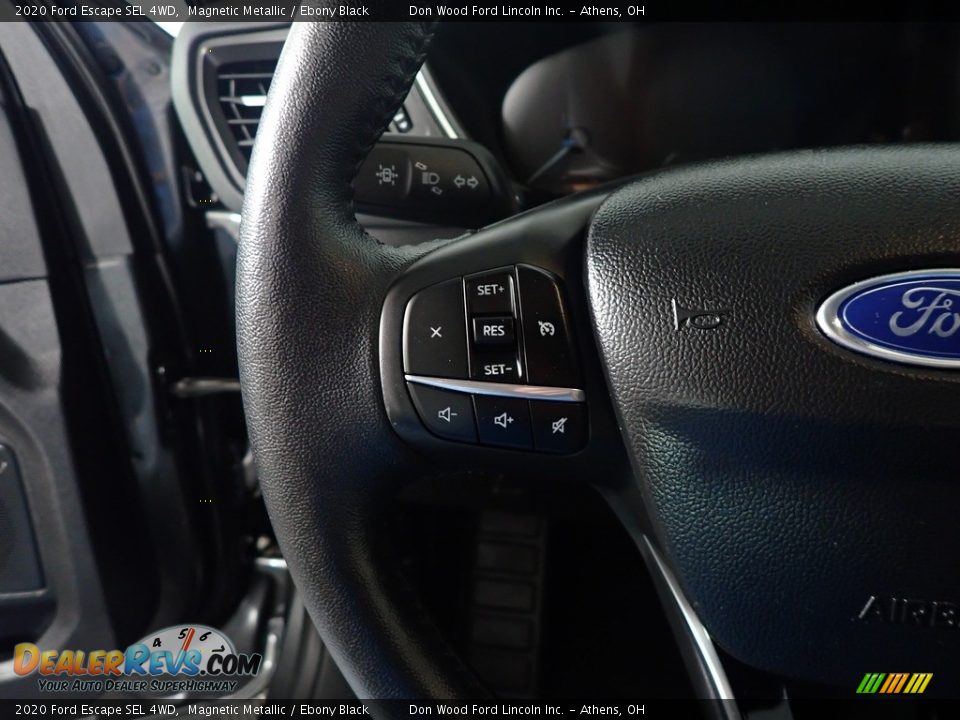 2020 Ford Escape SEL 4WD Magnetic Metallic / Ebony Black Photo #31