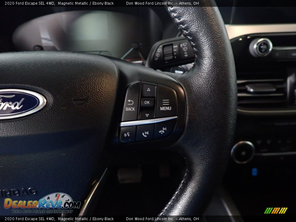 2020 Ford Escape SEL 4WD Magnetic Metallic / Ebony Black Photo #32