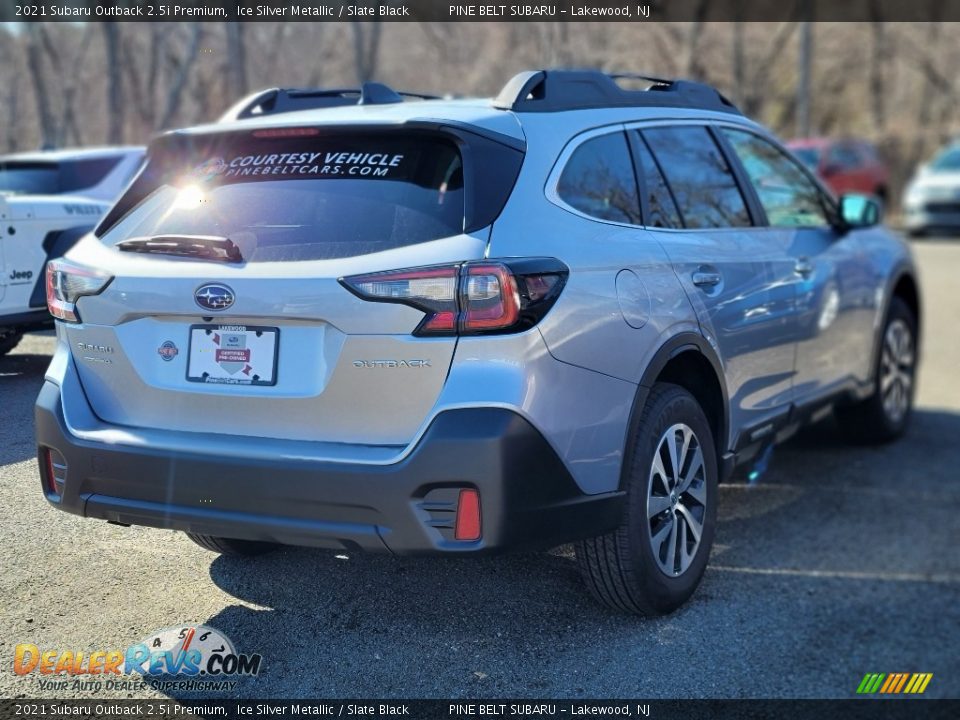 2021 Subaru Outback 2.5i Premium Ice Silver Metallic / Slate Black Photo #3
