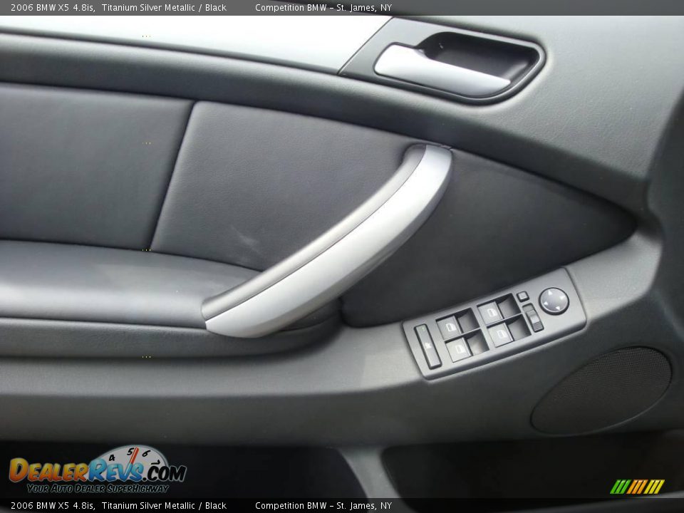 2006 BMW X5 4.8is Titanium Silver Metallic / Black Photo #8