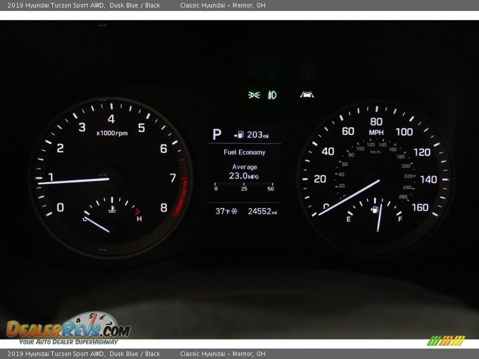 2019 Hyundai Tucson Sport AWD Dusk Blue / Black Photo #8