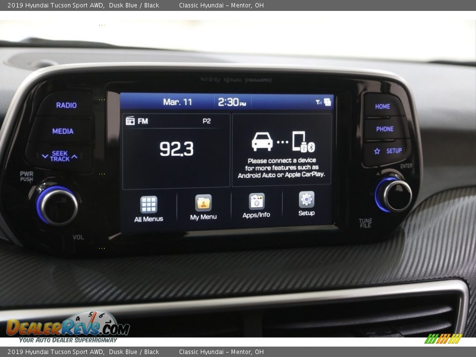 2019 Hyundai Tucson Sport AWD Dusk Blue / Black Photo #10