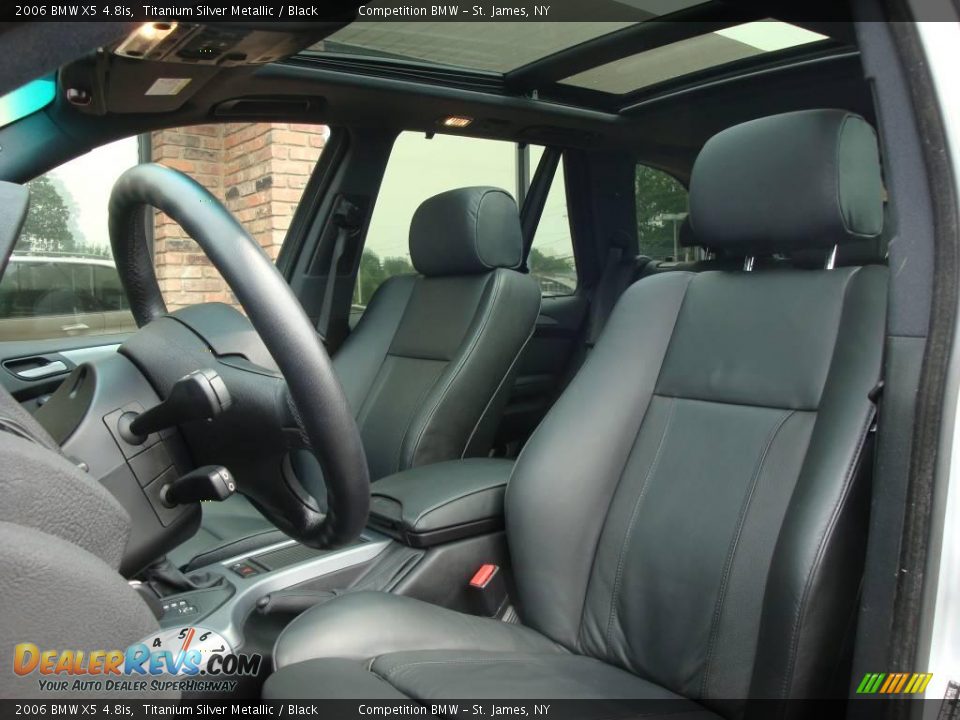 2006 BMW X5 4.8is Titanium Silver Metallic / Black Photo #9