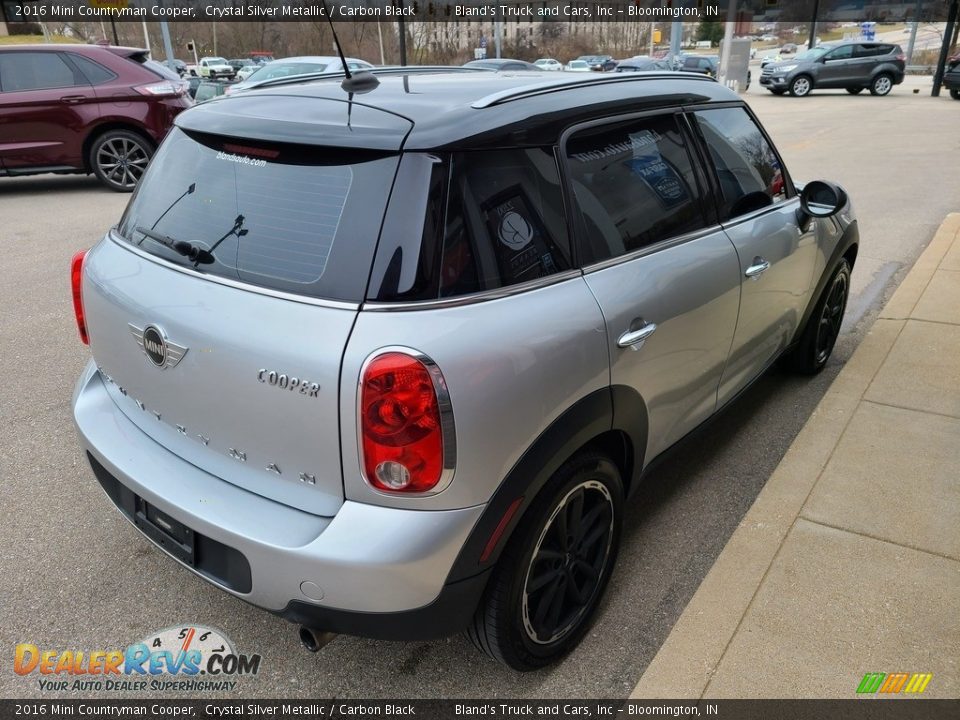 2016 Mini Countryman Cooper Crystal Silver Metallic / Carbon Black Photo #28