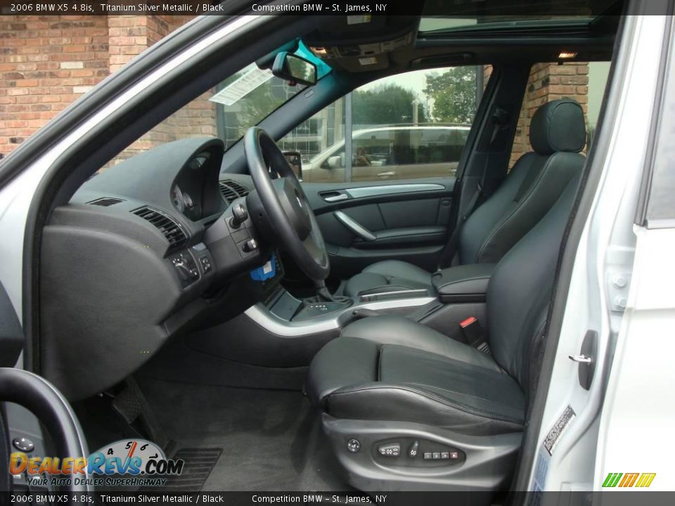 2006 BMW X5 4.8is Titanium Silver Metallic / Black Photo #10