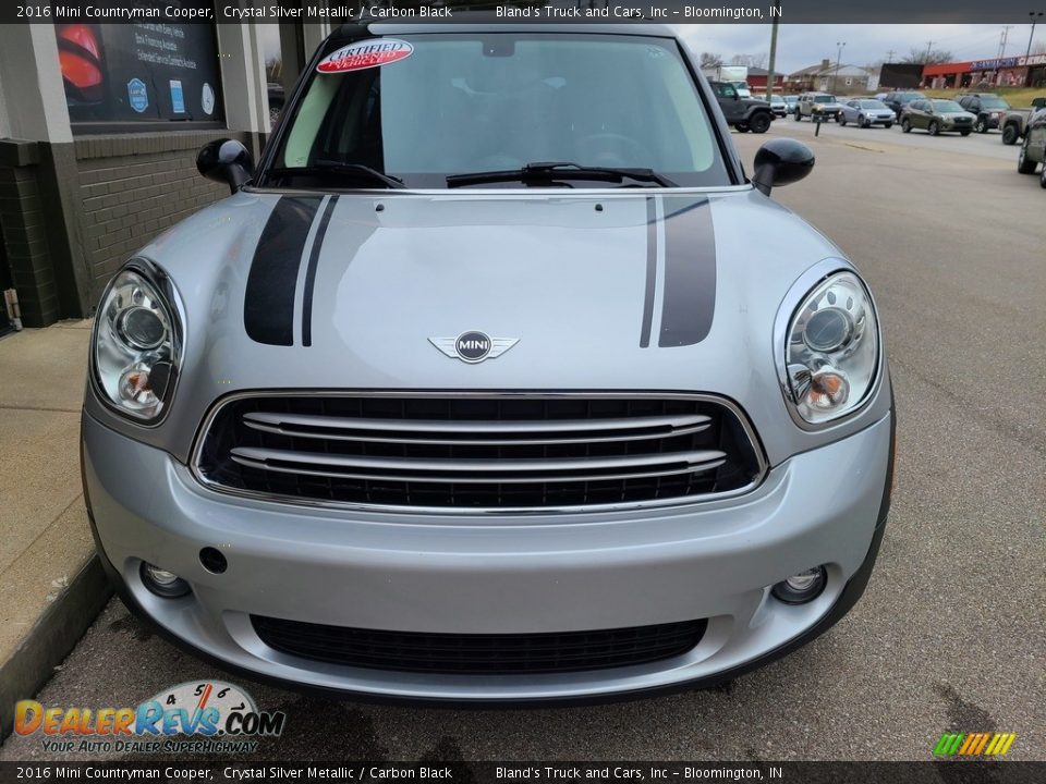 2016 Mini Countryman Cooper Crystal Silver Metallic / Carbon Black Photo #36