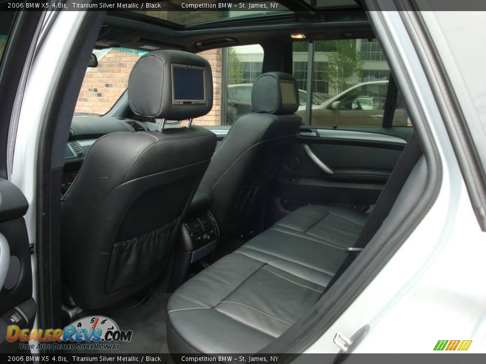 2006 BMW X5 4.8is Titanium Silver Metallic / Black Photo #12