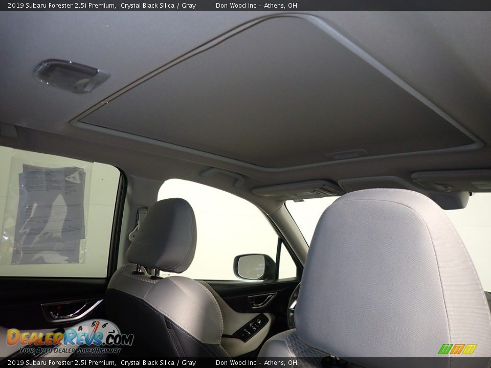 2019 Subaru Forester 2.5i Premium Crystal Black Silica / Gray Photo #2