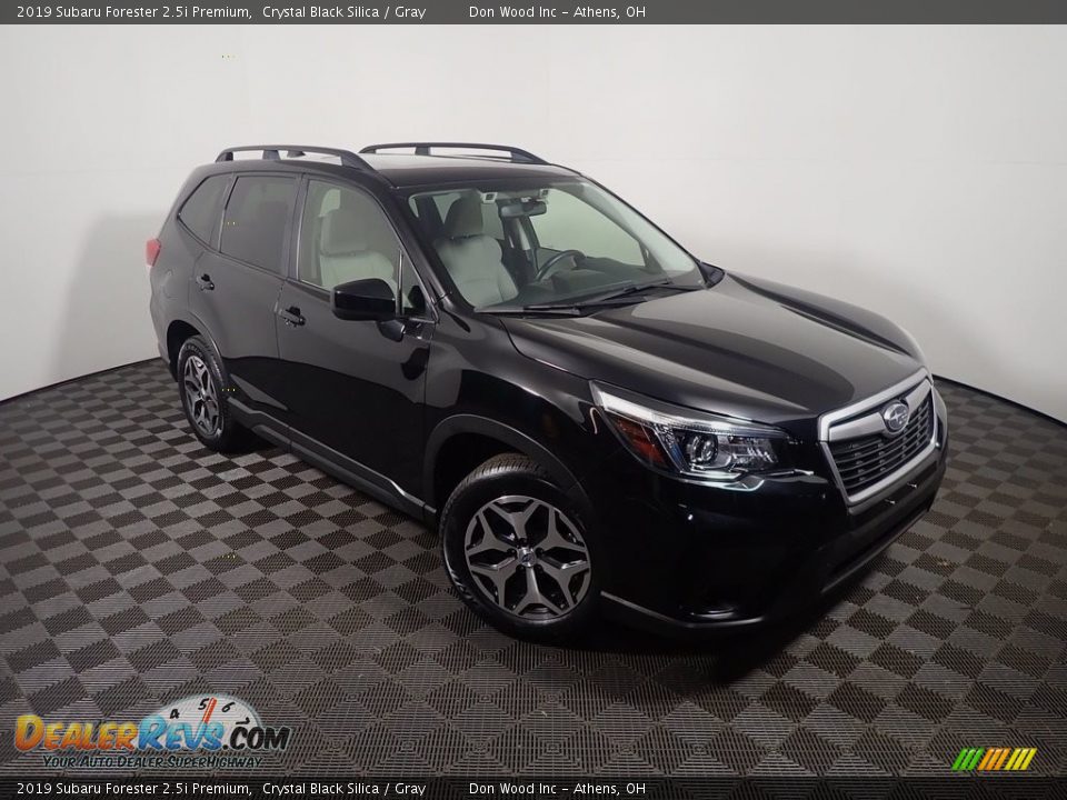 2019 Subaru Forester 2.5i Premium Crystal Black Silica / Gray Photo #5