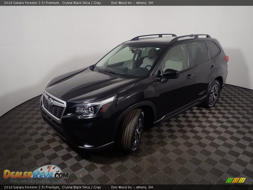 2019 Subaru Forester 2.5i Premium Crystal Black Silica / Gray Photo #11