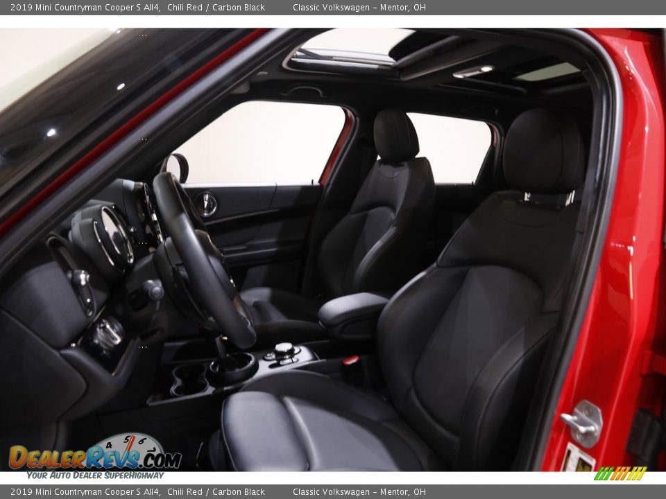2019 Mini Countryman Cooper S All4 Chili Red / Carbon Black Photo #5