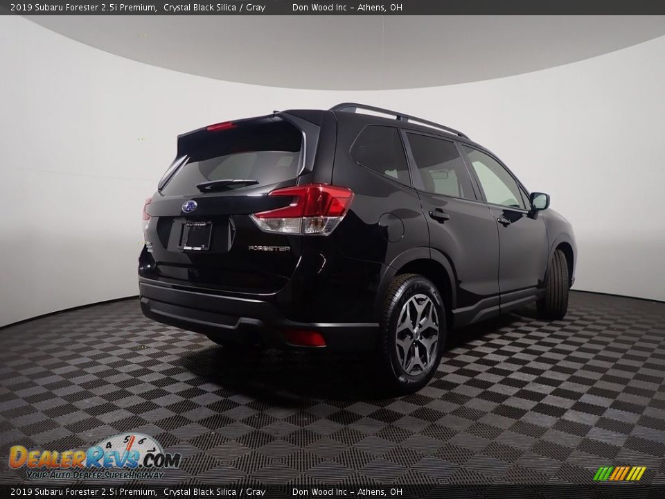 2019 Subaru Forester 2.5i Premium Crystal Black Silica / Gray Photo #18