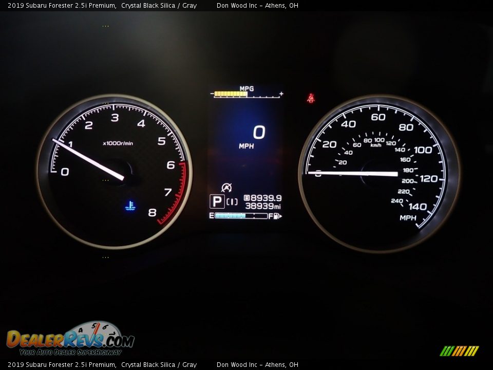 2019 Subaru Forester 2.5i Premium Crystal Black Silica / Gray Photo #30